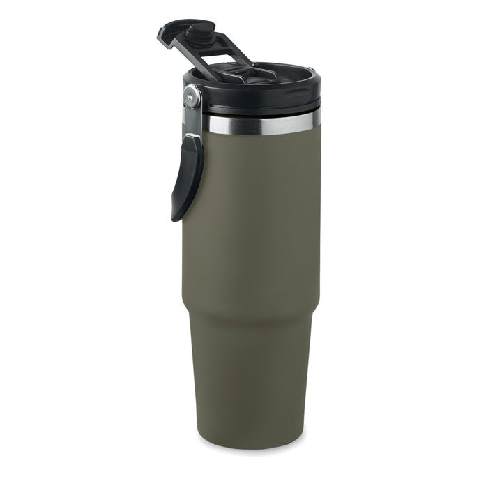MO2561-60Suma Hand Doppelwandiger Becher 850 ml_ dunkelgruen