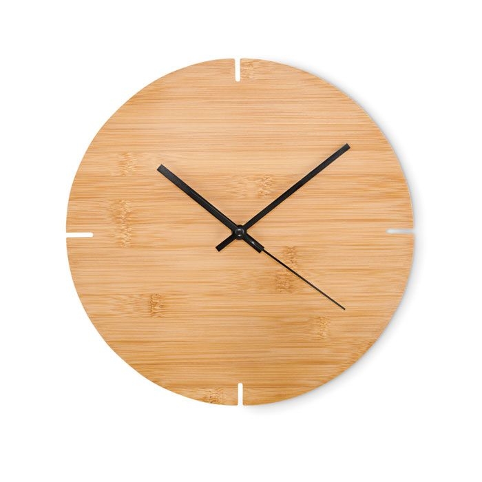 MO6792-40Esfere Wanduhr Bambus_ holz