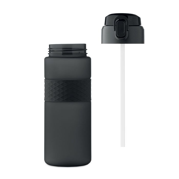 MO2755-03Isjforden Trinkflasche RPET 700ml_ schwarz