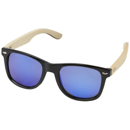 PF127001Taiyō verspiegelte polarisierte Sonnenbrille aus rPET_Bambus in Geschenkbox