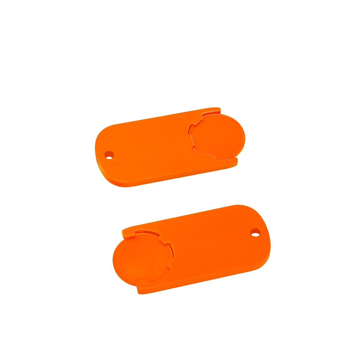 HE7439-5-5Chiphalter mit 1€-Chip _Alpha_ orange_ orange