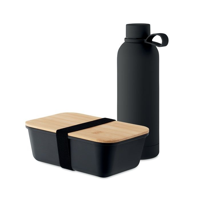 MO2314-03Emerald Set 2-teiliges Lunch-Set_ schwarz