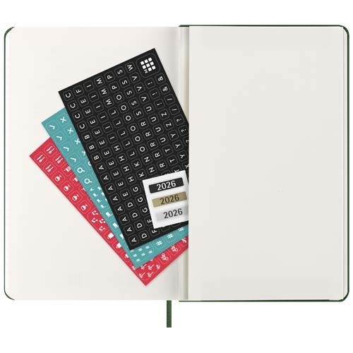 PF107754-4Moleskine Hardcover 12 Monate Wochenkalender L_ myrtengruen