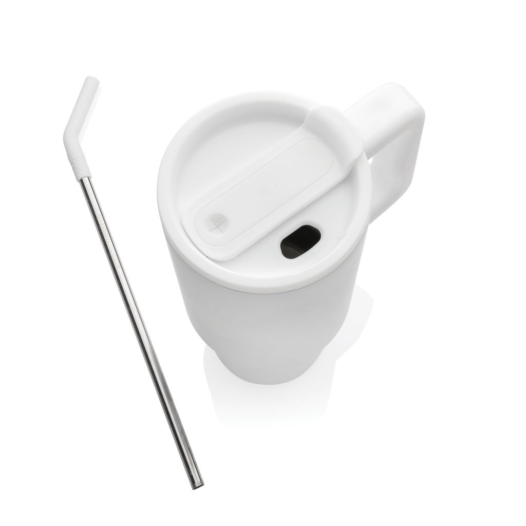 XDP437.30-03Embrace Deluxe Becher aus RCS recyceltem Edelstahl 900ml_ weiss