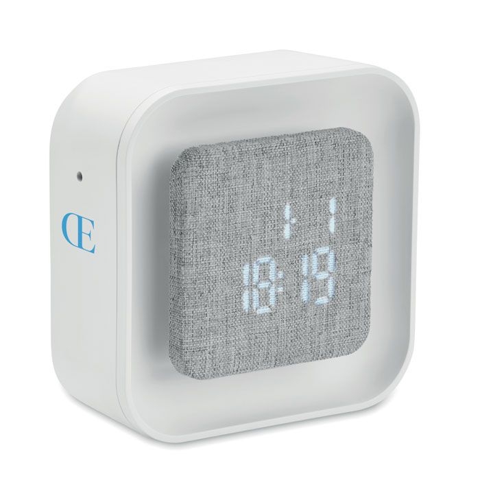 MO2299-06Luce Wecker aus recyceltem ABS_PET_ weiss