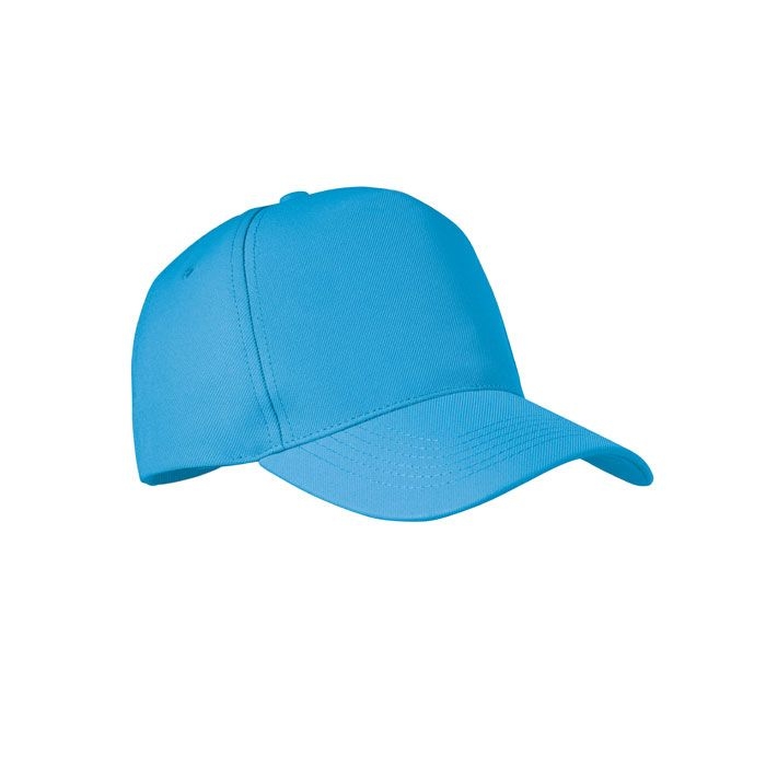 MO6831-12Senga RPET Baseball Kappe 5 Panels_ tuerkis