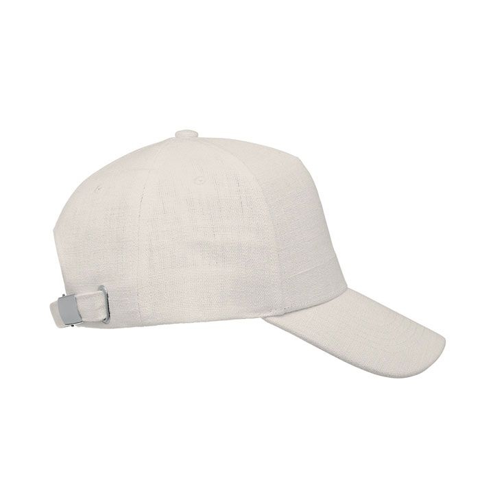 MO6176-13Naima Cap Hanf Baseball Kappe 5 Panele_ beige