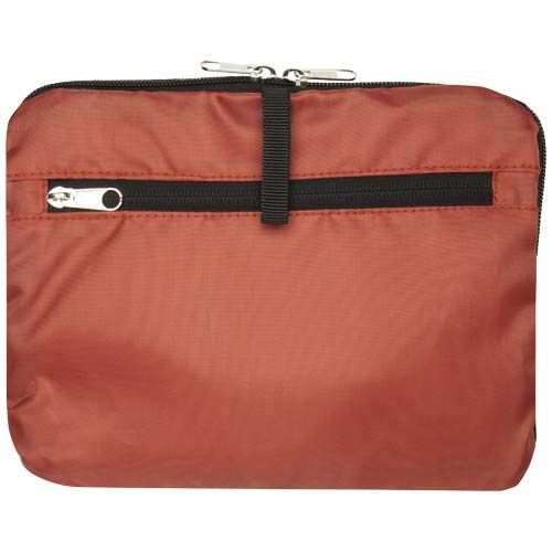 PF130090-3EcoFold faltbarer RPET Rucksack 15 L_ ziegelstein