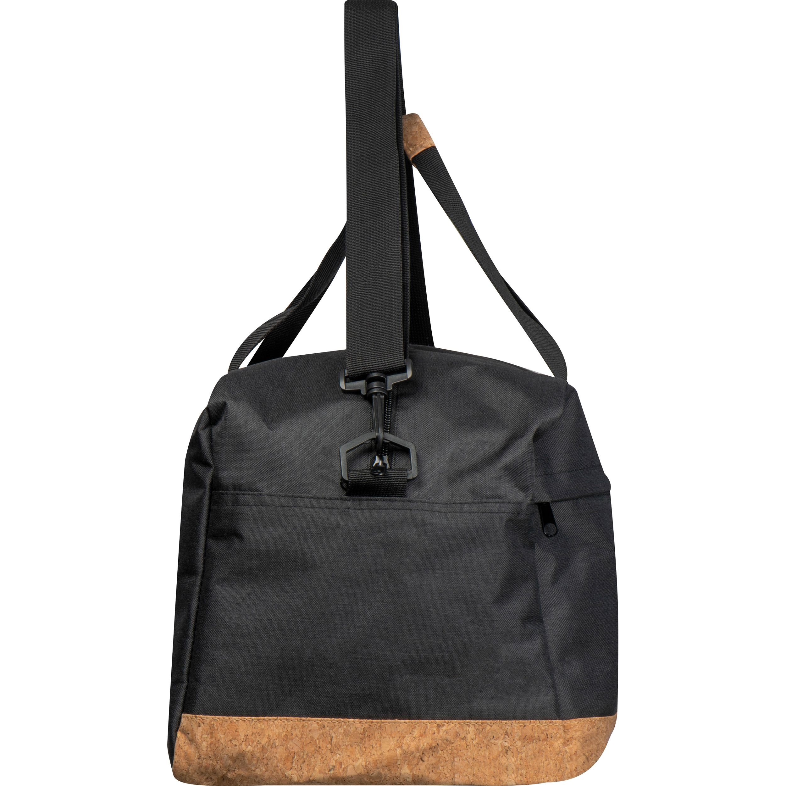 MA63576-03Sporttasche aus RPET mit Korkboden NIGEL_ schwarz