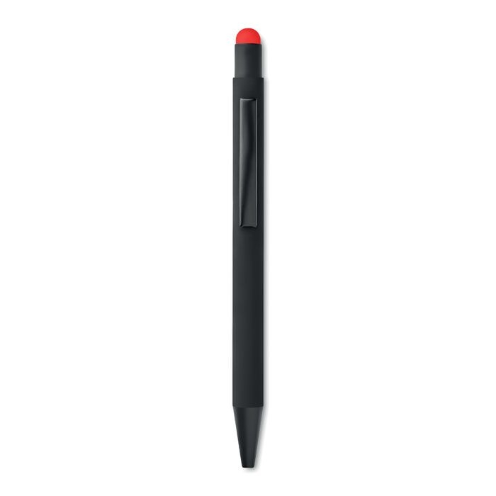 MO9393Negrito Druckkugelschreiber mit Stylus