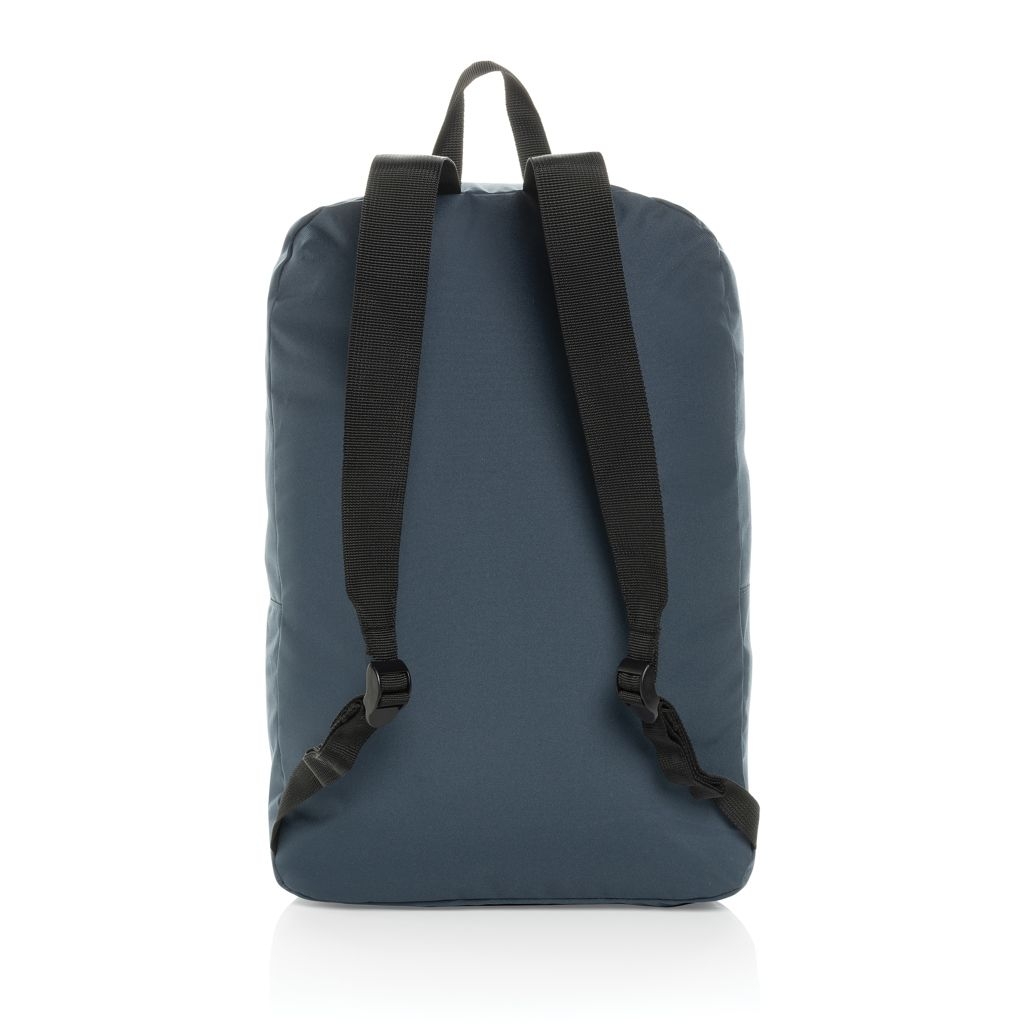 XDP763.19-25Dillon AWARE™ RPET faltbarer klassischer Rucksack_ navy blau