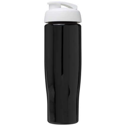 PF210040-13H2O Active® Tempo 700 ml Sportflasche mit Klappdeckel_ schwarz_weiss
