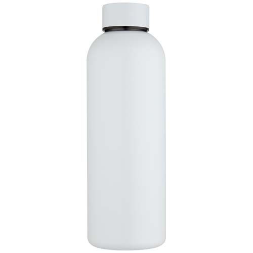 PF100920-1Spring 750 ml RCS-zertifizierte einwandige Trinkflasche aus recyceltem Edelstahl_ weiss