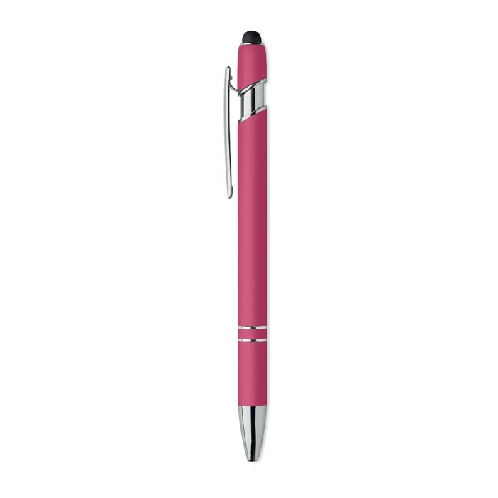 MO2798-38Siparo Druckkugelschreiber mit Stylus_ fuchsia