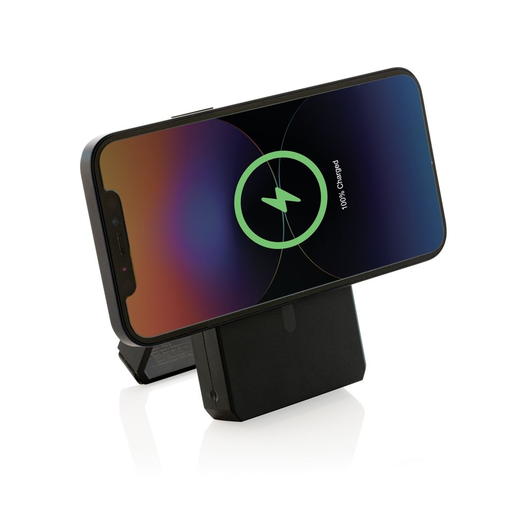 XDP322.36-1Skywave 5000mah Solar Powerbank_ 10W Wireless aus rPlastik_ schwarz