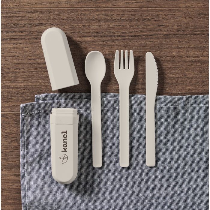 MO2743-13Biteful Besteck-Set PLA_ beige