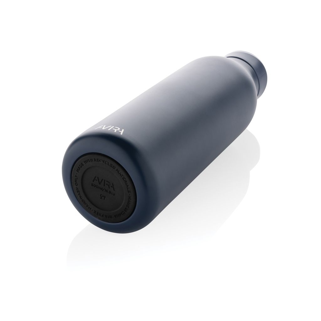 XDP438.00-0Avira Avior RCS recycelte Stainless-Steel Flasche 500ml_ navy blau