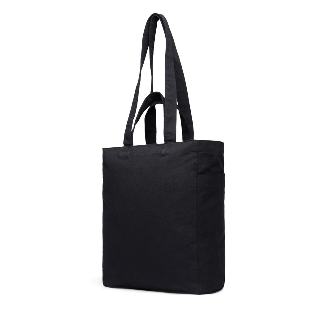 XDV76205-01VINGA Hilo AWARE™ Tasche mit Reissverschluss aus rec. Canvas_ schwarz