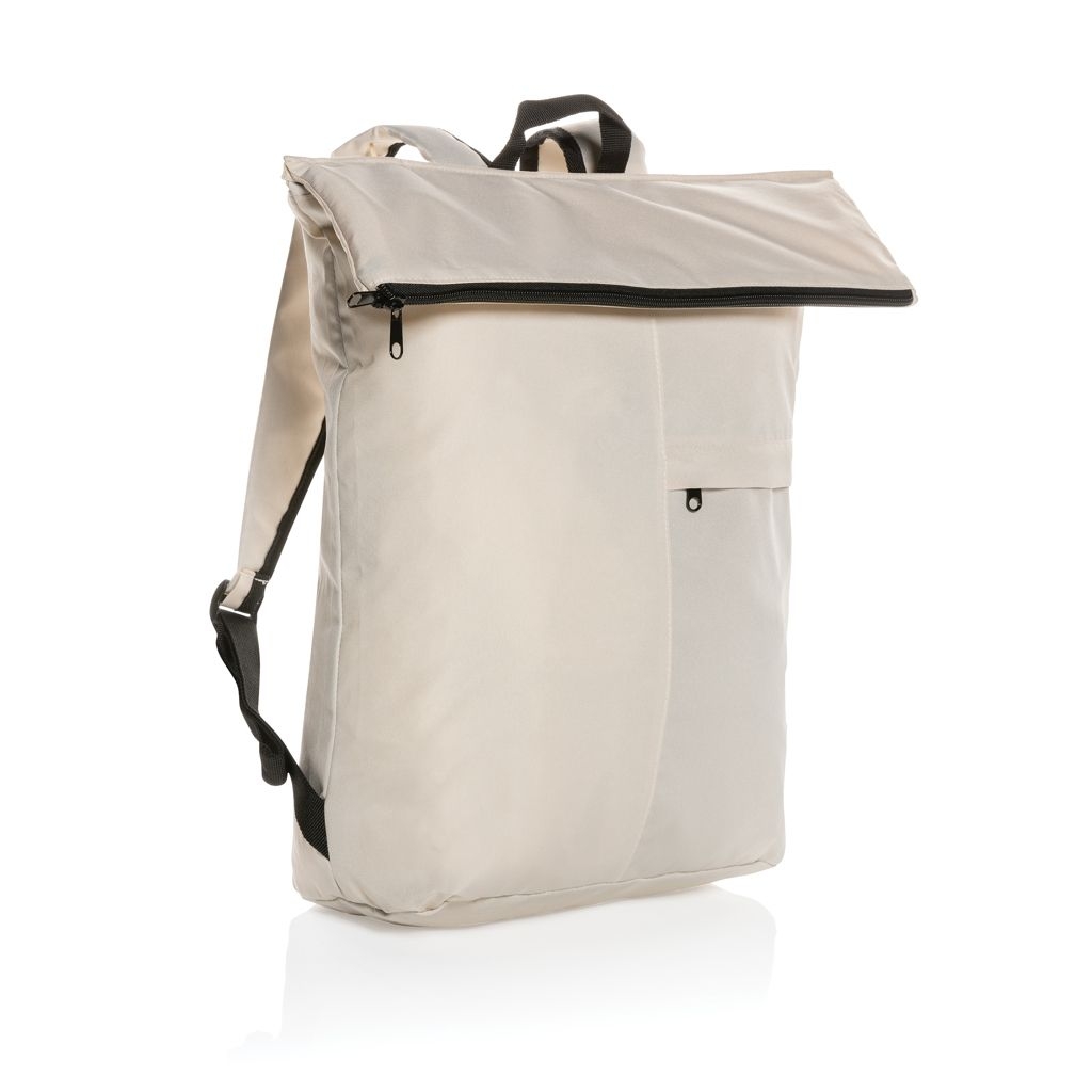 XDP763.17-3Dillon AWARE™ RPET faltbarer Lightweight-Rucksack_ off white