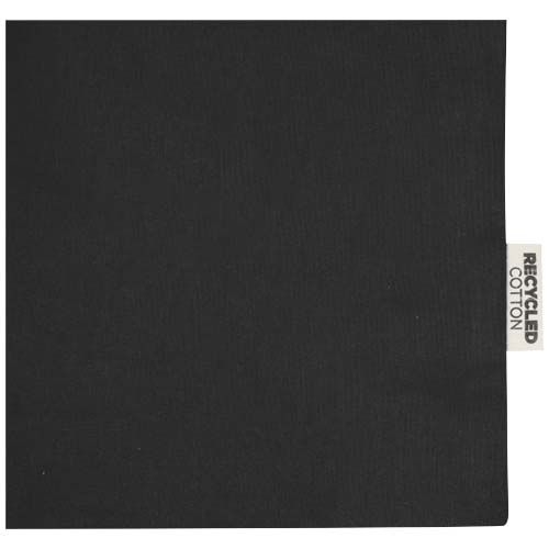 PF120734-6Odessa 220 g_m² Baumwoll Tragetasche aus GRS recycelter Baumwolle 40L_ schwarz