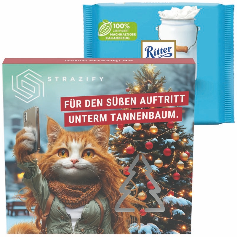 JG20157Praesentbox Premium Tannenbaum Ritter SPORT
