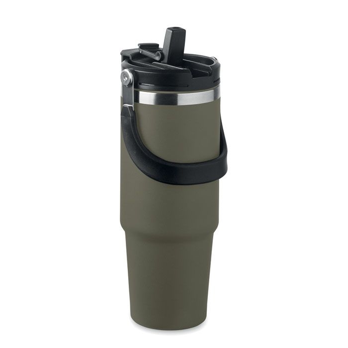 MO2561-60Suma Hand Doppelwandiger Becher 850 ml_ dunkelgruen