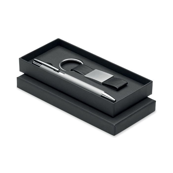 MO3175-14Escri Set Geschenkset 2-teilig_ silber