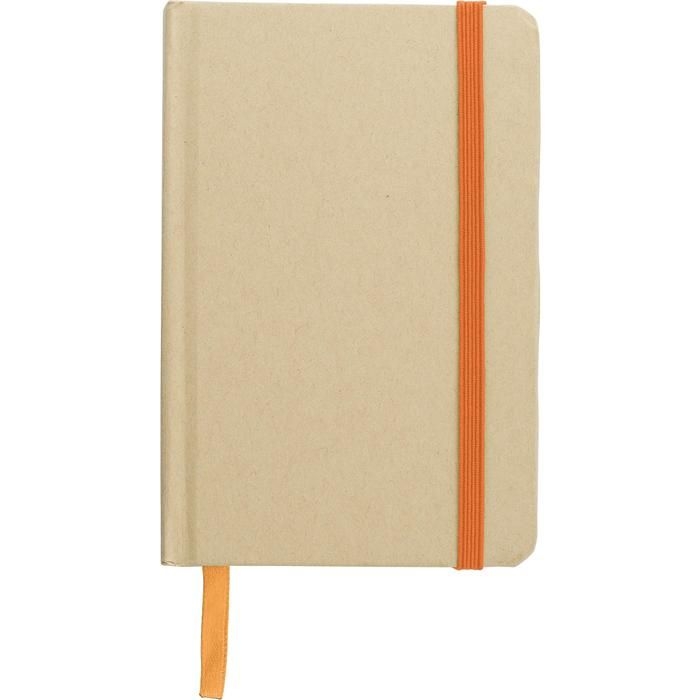 GI970665-07Notizbuch aus recyceltem Papier _A6_  John_ orange