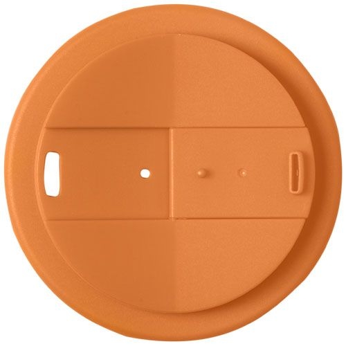 PF210695-9Americano® 350 ml Isolierbecher mit auslaufsicherem Schraubverschluss_ weiss_orange
