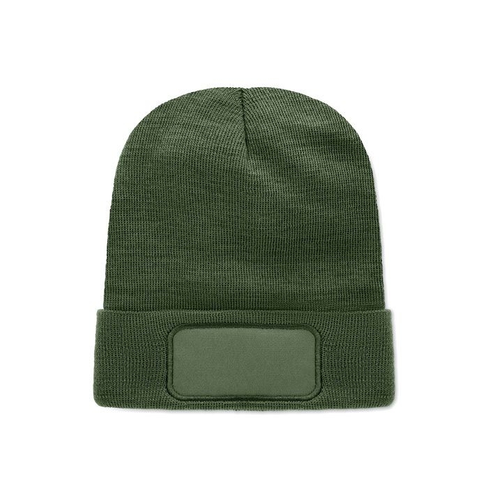 MO2359-60Capnit Beanie RPET-Polyester_ dunkelgruen