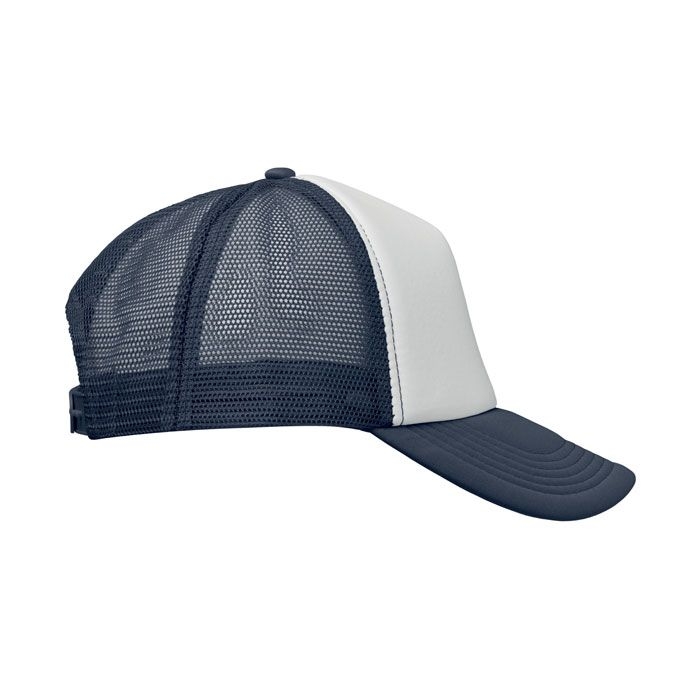 MO2269-54Bubble Truckers Cap_ weiss_dunkelblau