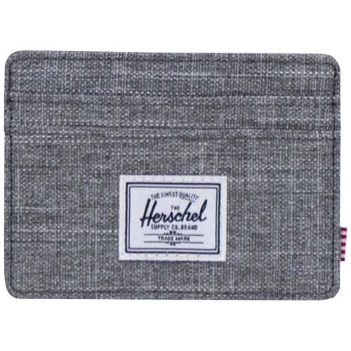 PF120756-2Herschel Charlie Kartenhalter aus recyceltem RFID_ heather grau