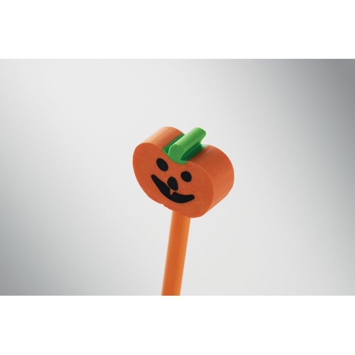 MO3105-10Weenpen Holzbleistift mit Radiergummi_ orange