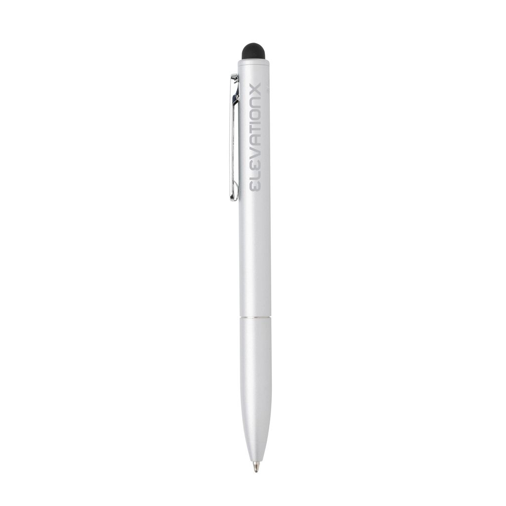 XDP611.23-2Kymi Stift mit Stylus aus RCS recyceltem Aluminum_ silber