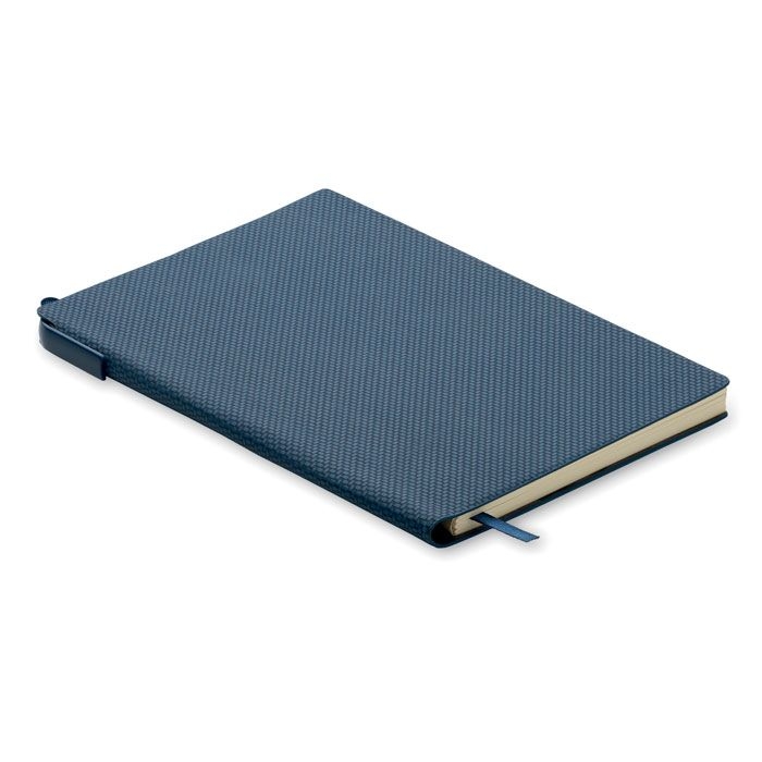 MO2524-85Nota DIN A5 PU Notizbuch mit Stift_ marineblau