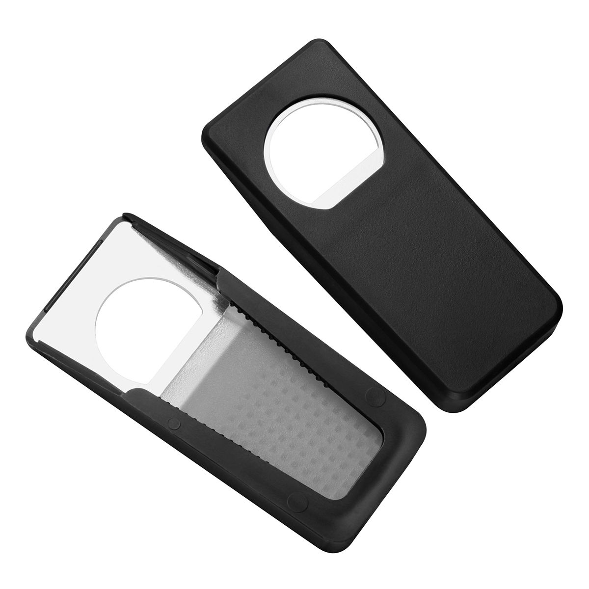 HE7104-6Flaschenoeffner mit Verschluss _Alpha_ schwarz