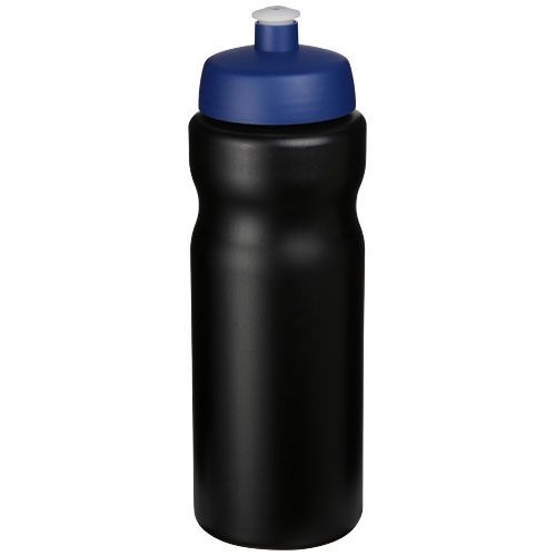 PF220201-9Baseline® Plus 650 ml Sportflasche_ blau_schwarz