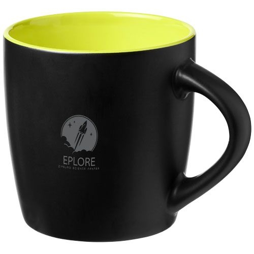 PF100476-5Riviera 340 ml Keramikbecher_ schwarz_limone