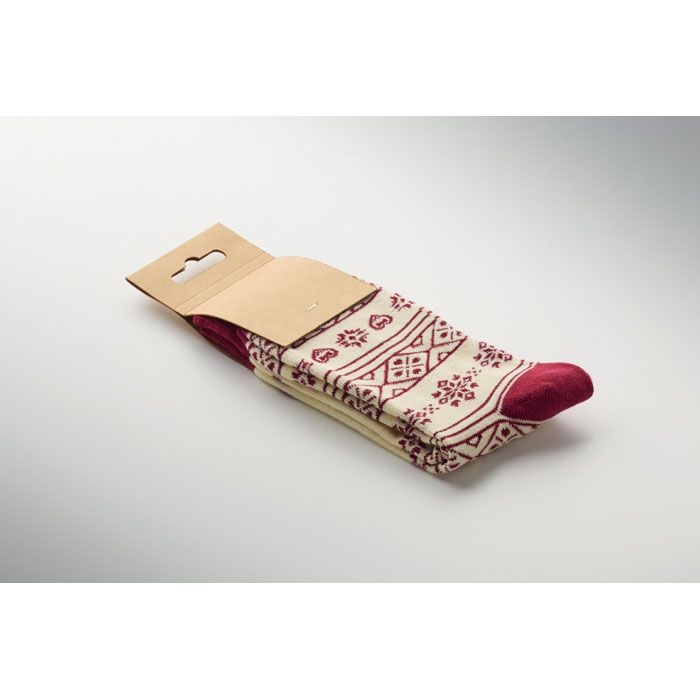 CX1575-13Soc Large Weihnachtssocken L_ beige