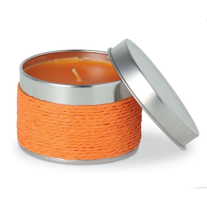 IT2873-10Delicious Kerze mit Apfelduft_ orange