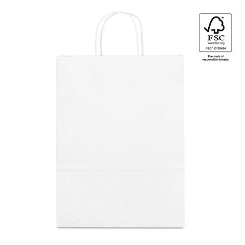 ST92871-106CITADEL Kraftpapier Tasche_ weiss