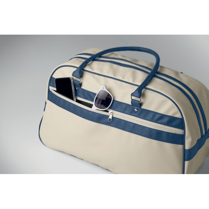 MO2987-13Nostalgic Sporttasche PU_ beige