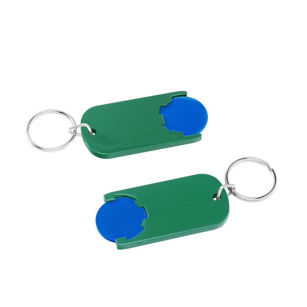 HE7439R-3-2Chiphalter mit 1€-Chip _Alpha_ blau_ gruen