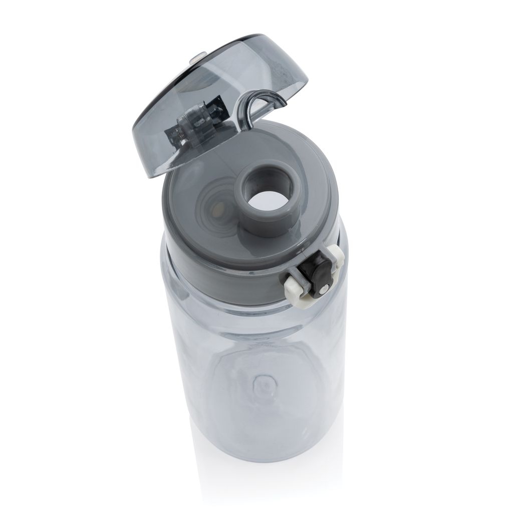 XDP437.00-1Yide RCS  rPET verschliessbare Wasserflasche 600ml_ schwarz