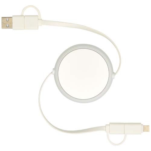 PF124420-3Alasia 100 cm 5-in-1 Kabel aus recyceltem Kunststoff und Aluminium_ einziehbar_ fuer Datenuebertragung