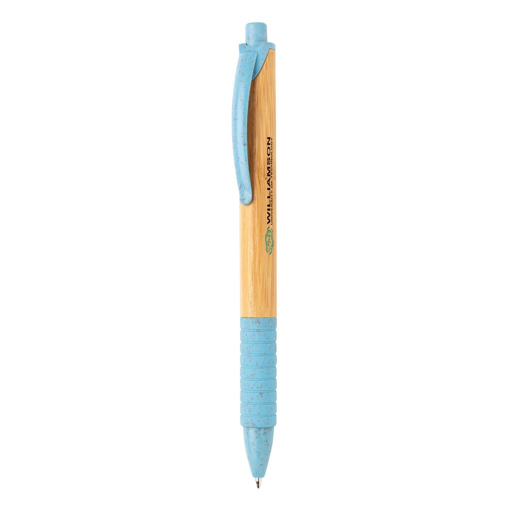 XDP610.53-5Bambus _ Weizenstroh Stift_ blau