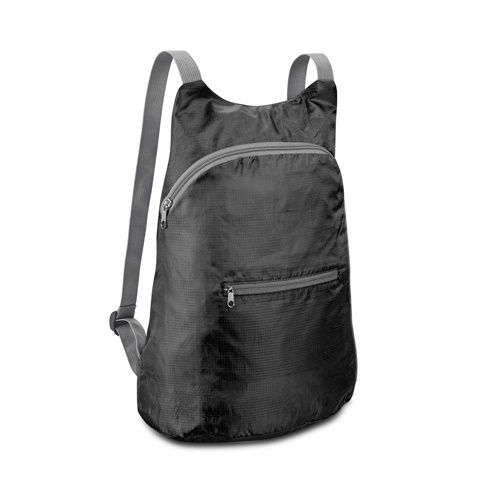 ST92669-103BARCELONA Faltbarer Rucksack_ schwarz