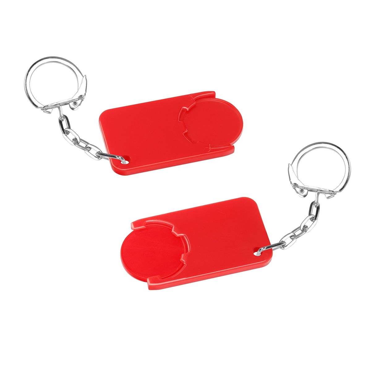 HE7454K-1-1Chiphalter mit 1€-Chip _Beta_ rot_ rot