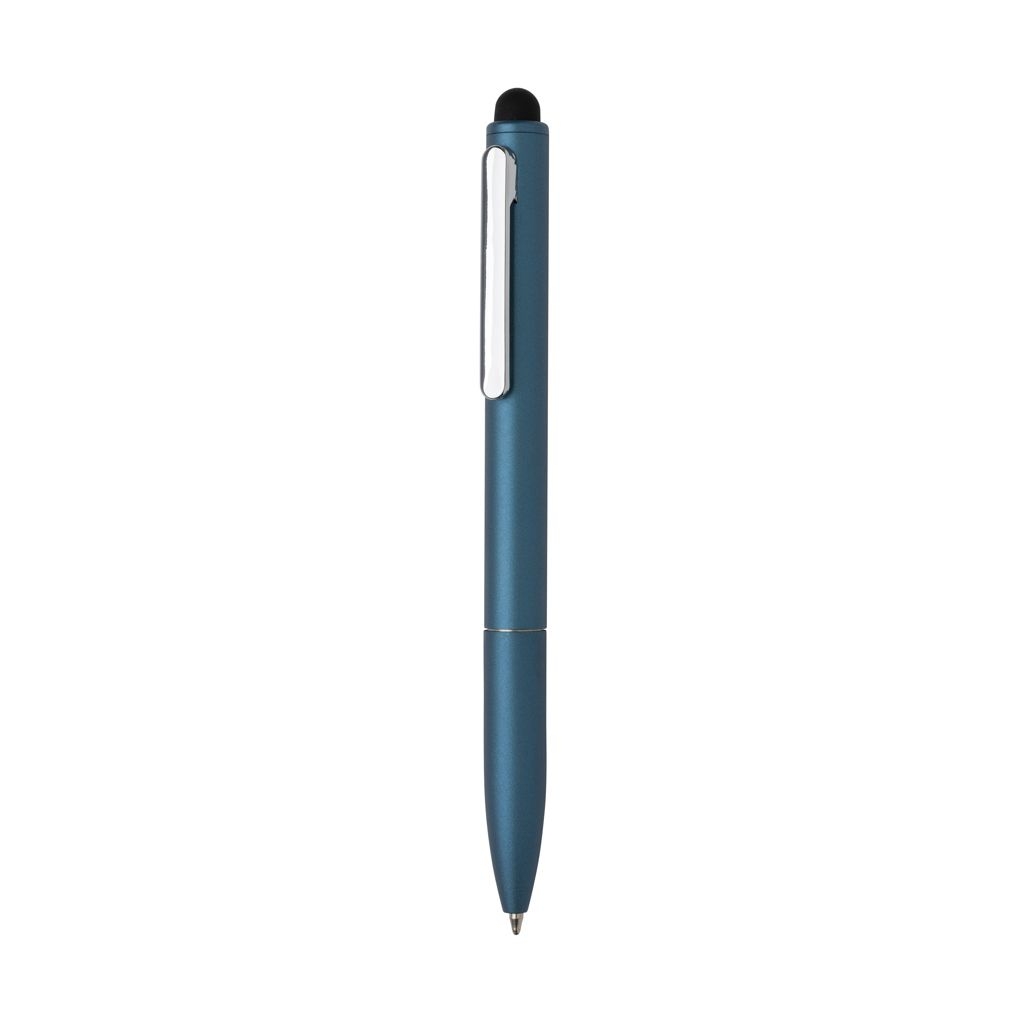XDP611.23-5Kymi Stift mit Stylus aus RCS recyceltem Aluminum_ Koenigsblau