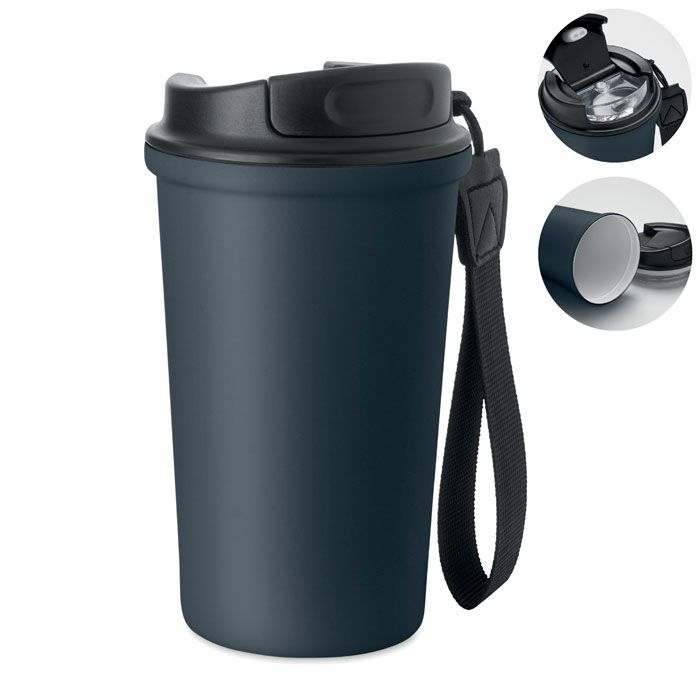 MO3156-85Nakano Becher recy. Edelstahl 400ml_ marineblau